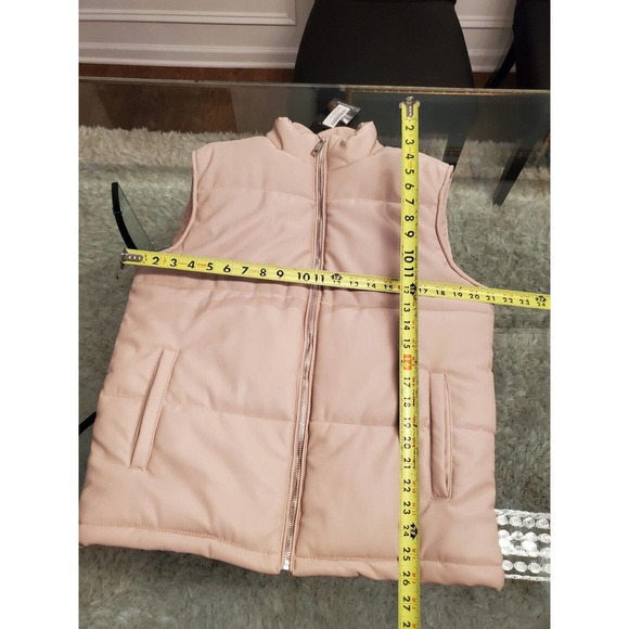 Boohoo Man Mens Beige Sleeveless Pockets Full Zipper Casual Vest Size Large - Picture 16 of 16